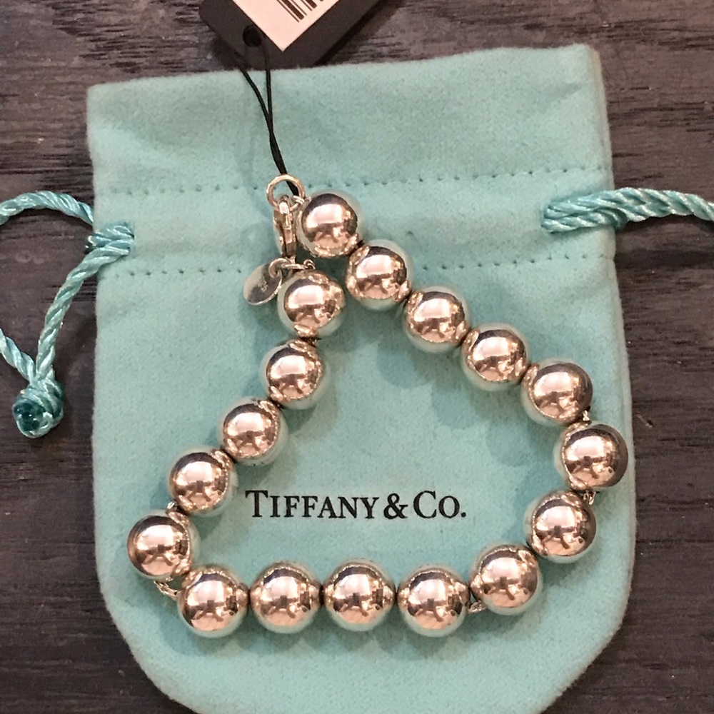 Tiffany & Co round bead bracelet 7.5”